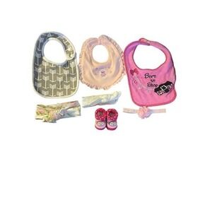 Bibs, headbands and socks